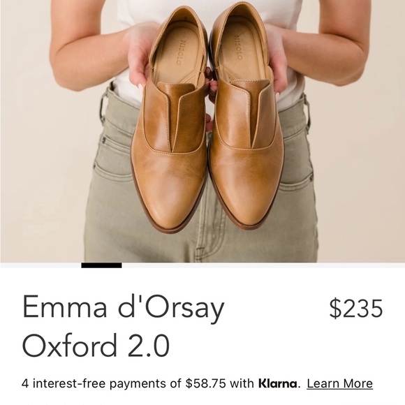 BRAND NEW Nisolo Emma D’Orsay Oxford shoes - Picture 1 of 8